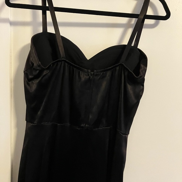 Black Bombshell Wiggle Dress. Pinup style. Stop Staring! Clothing Rockabilly - Picture 3 of 6